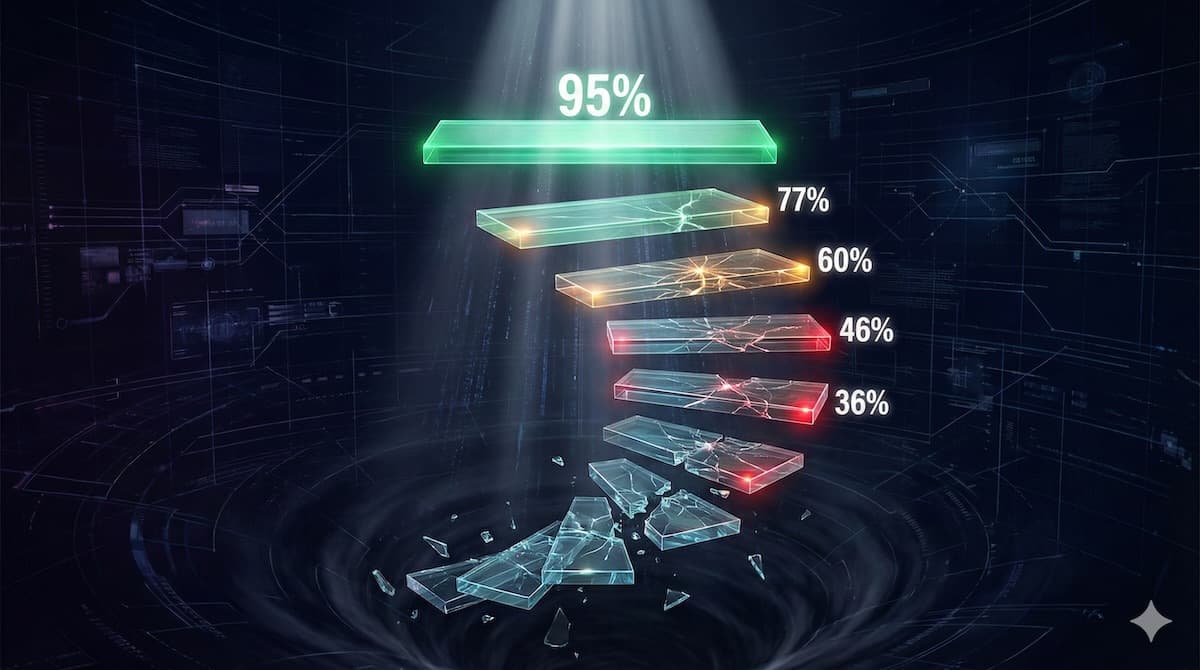The 95% Accuracy Trap: Why Multi-Step AI Agents Fail