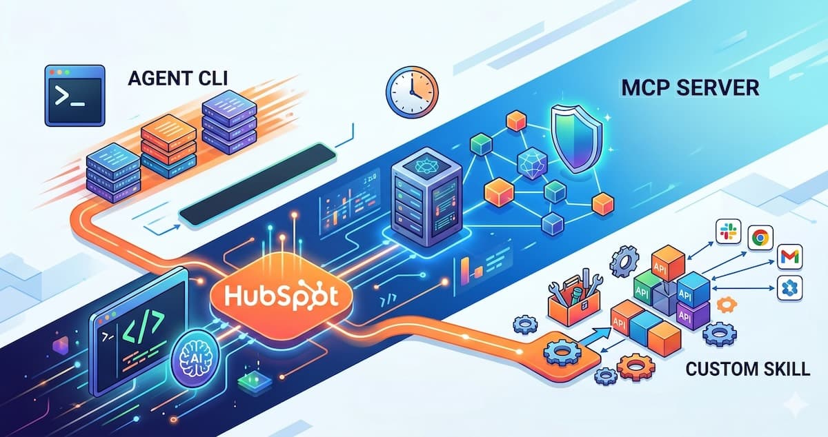 HubSpot Agent CLI vs MCP vs Custom Skill: Which Wins?